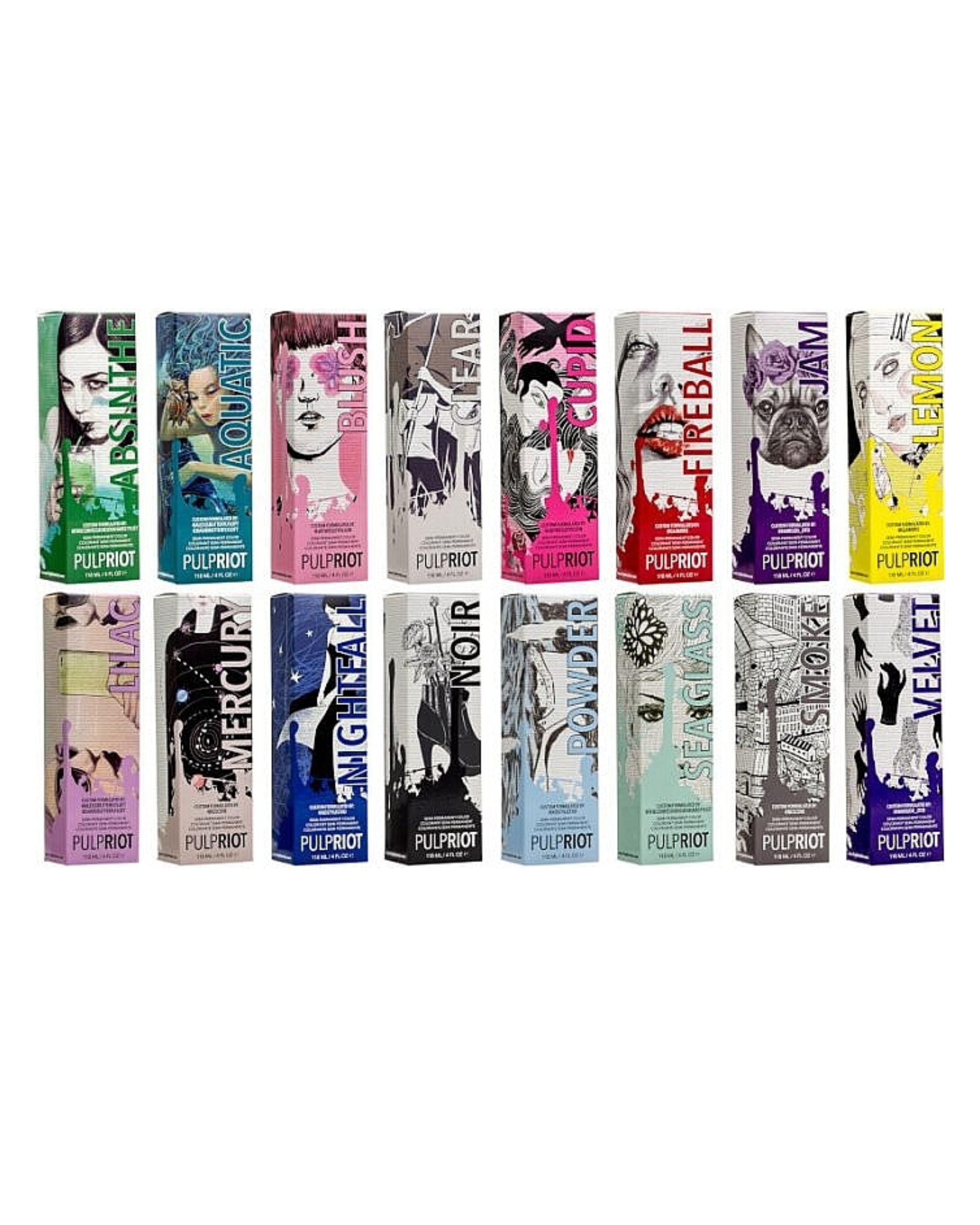 PULP RIOT Semi Permanent Color 118ml | Various Colours – Hair Gang Online