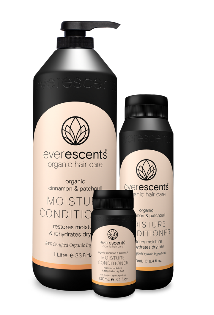 EVERESCENTS Organic Cinnamon & Patchouli Moisture Conditioner | Various Sizes
