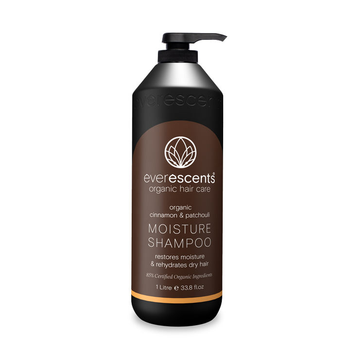 EVERESCENTS Organic Cinnamon & Patchouli Moisture Shampoo | Various Sizes
