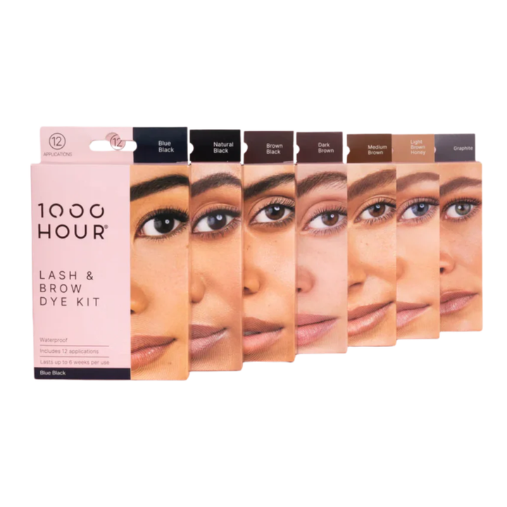 1000 HOUR Eyelash & Brow Dye Kit | Various Colours