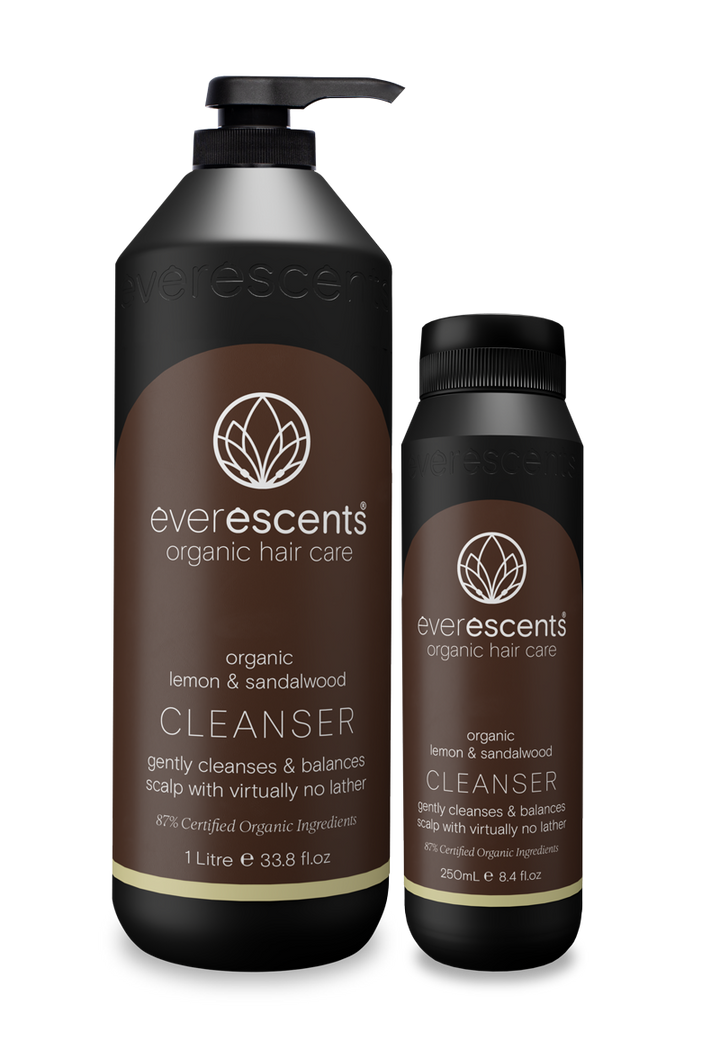 EVERESCENTS Organic Lemon And Sandalwood Cleanser | Various Sizes