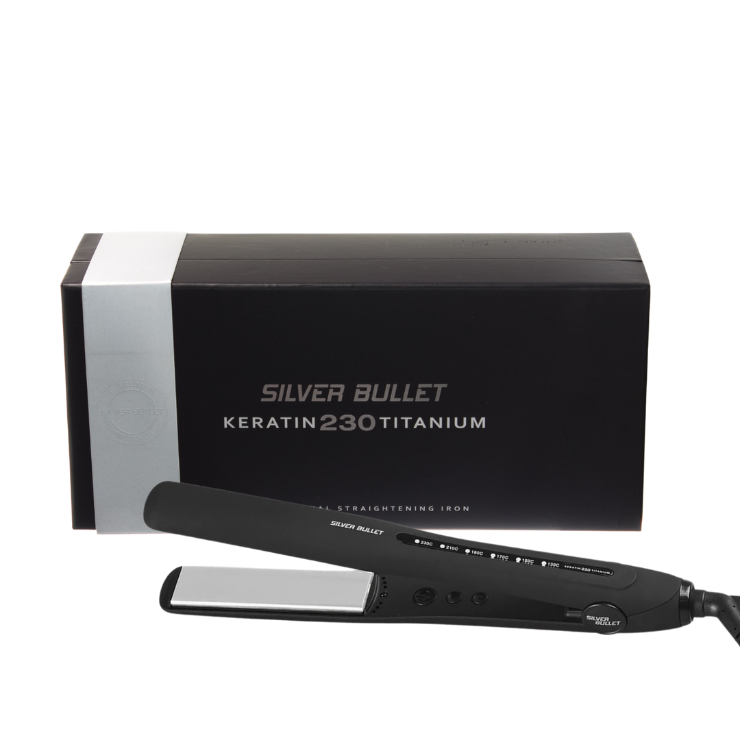 SILVER BULLET Keratin 230 Titanium Hair Straightener | Standard (25mm)