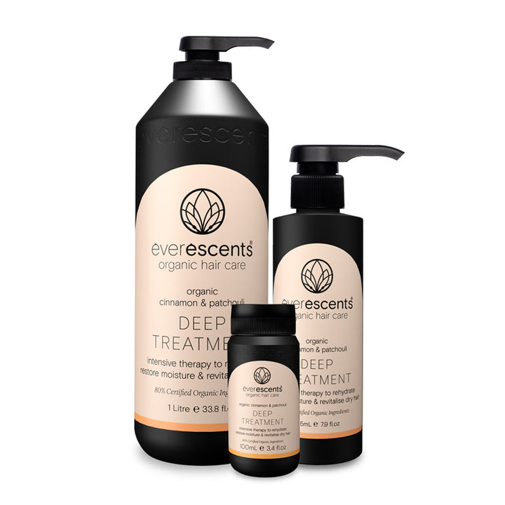 EVERESCENTS Organic Cinnamon & Patchouli Deep Treatment | Various Sizes