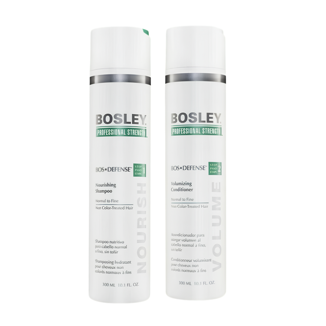 BOSLEY Thicker Hair Duo Pack Normal to Fine Hair, Non-Colour Treated | 300ml