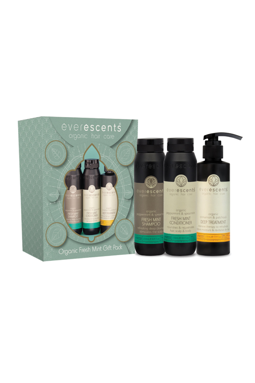 EVERESCENTS Fresh Mint Gift Pack With Deep Treatment | Fresh Mint Trio