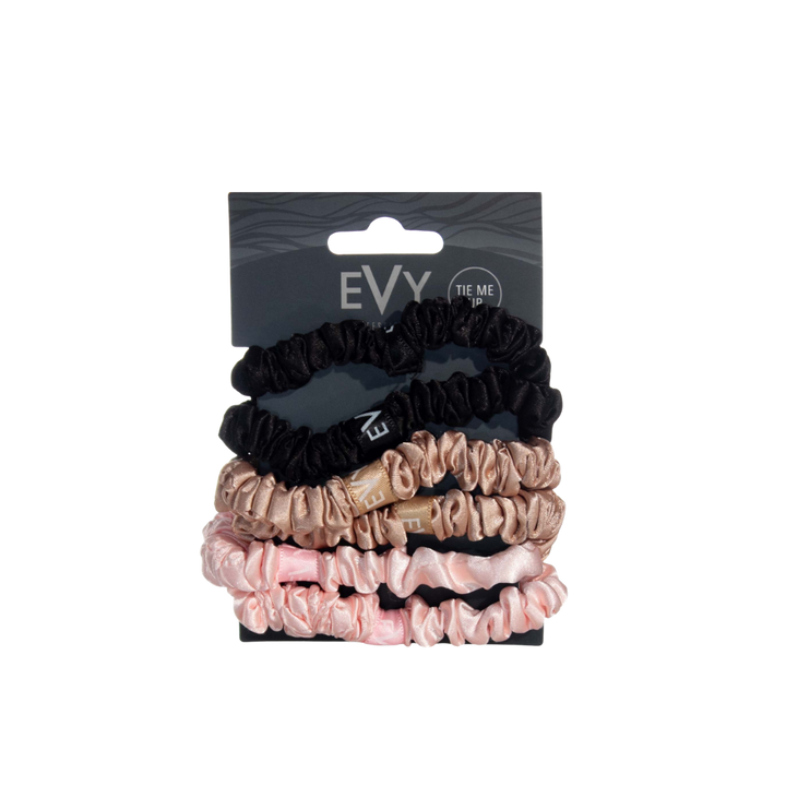 EVY PROFESSIONAL Scrunchies 6 Pack | Various Colours