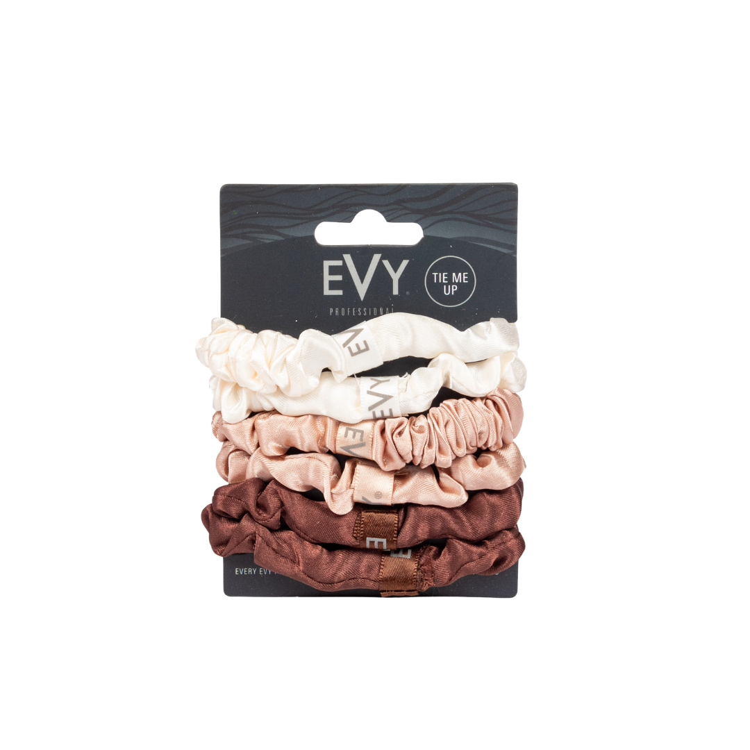 EVY PROFESSIONAL Scrunchies 6 Pack | Various Colours