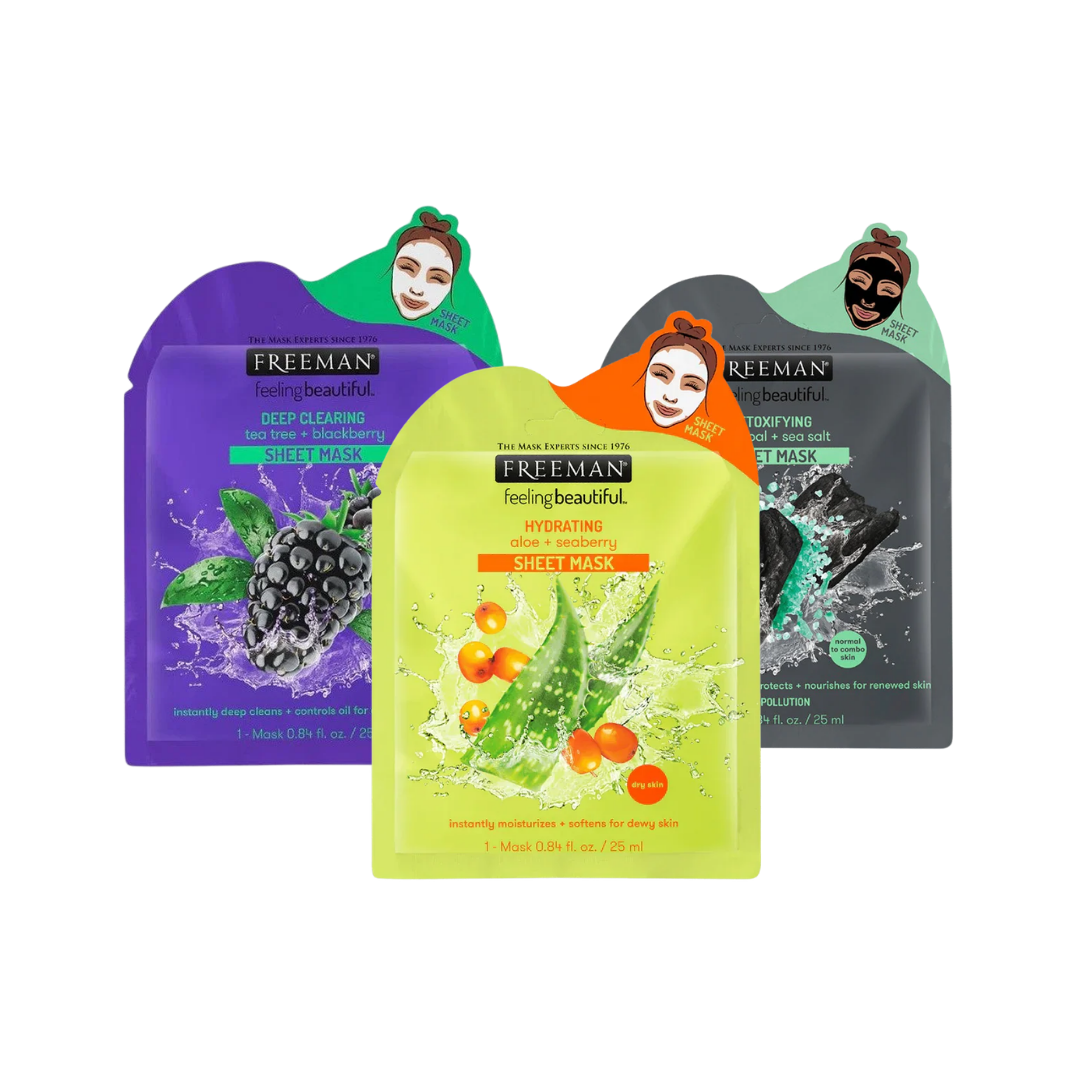 FREEMAN Sheet Masks 25ml | Various Types
