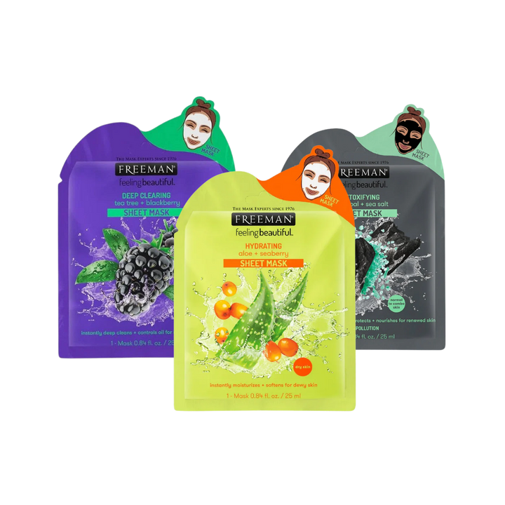 FREEMAN Sheet Masks 25ml | Various Types