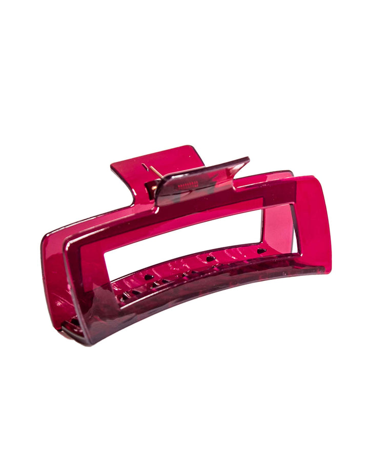 Large Square Claw Clip | Various Colours