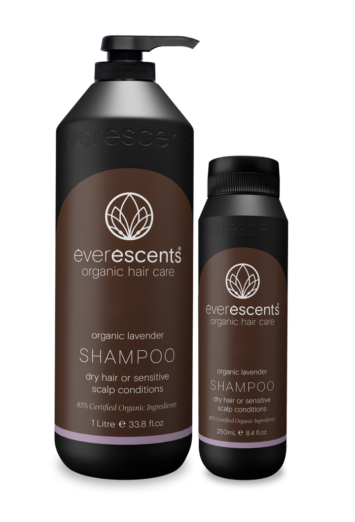 EVERESCENTS Organic Lavender Shampoo | Various Sizes