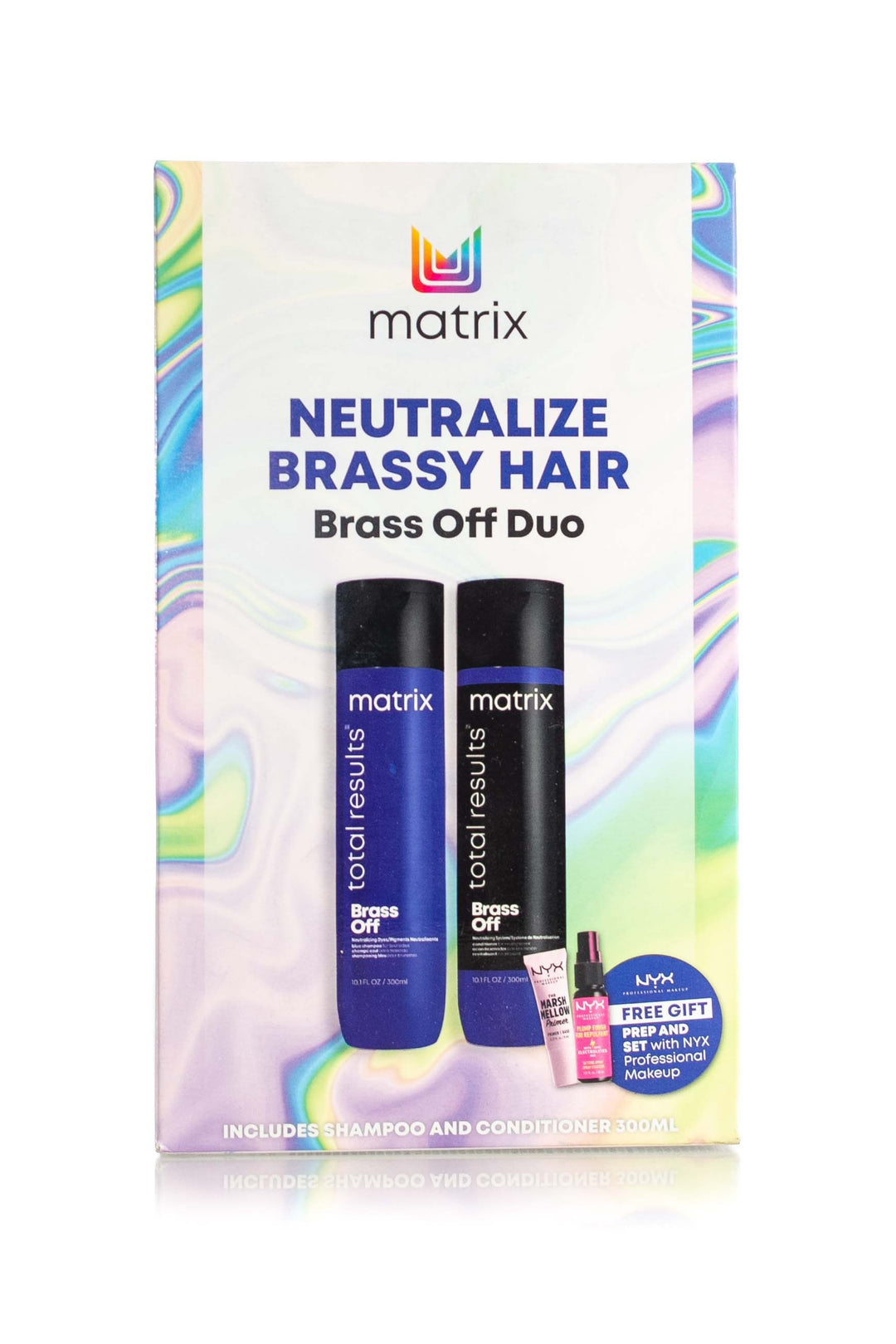 MATRIX Neutralize Brassy Hair Brass Off Duo | 300ml