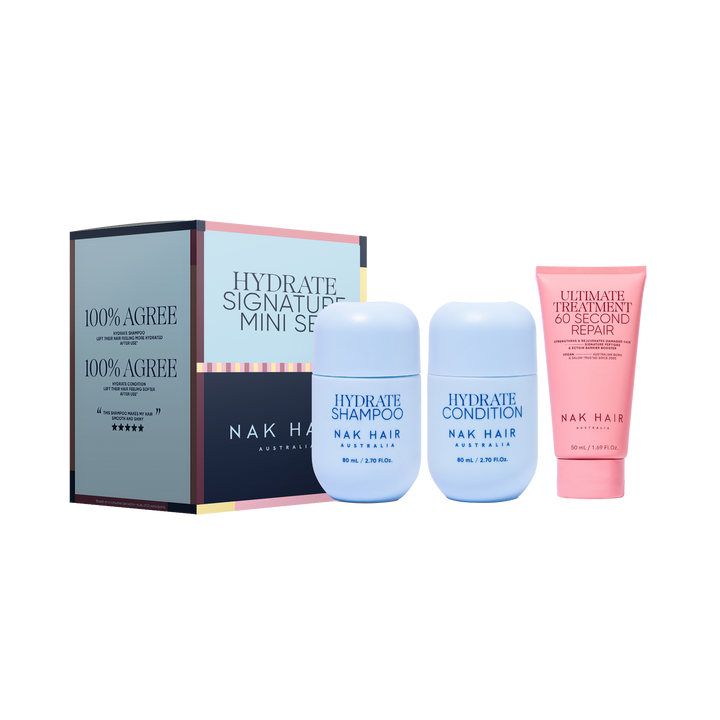 NAK HAIR 2026 Signature Holiday Mini Trio Pack | Various Styles