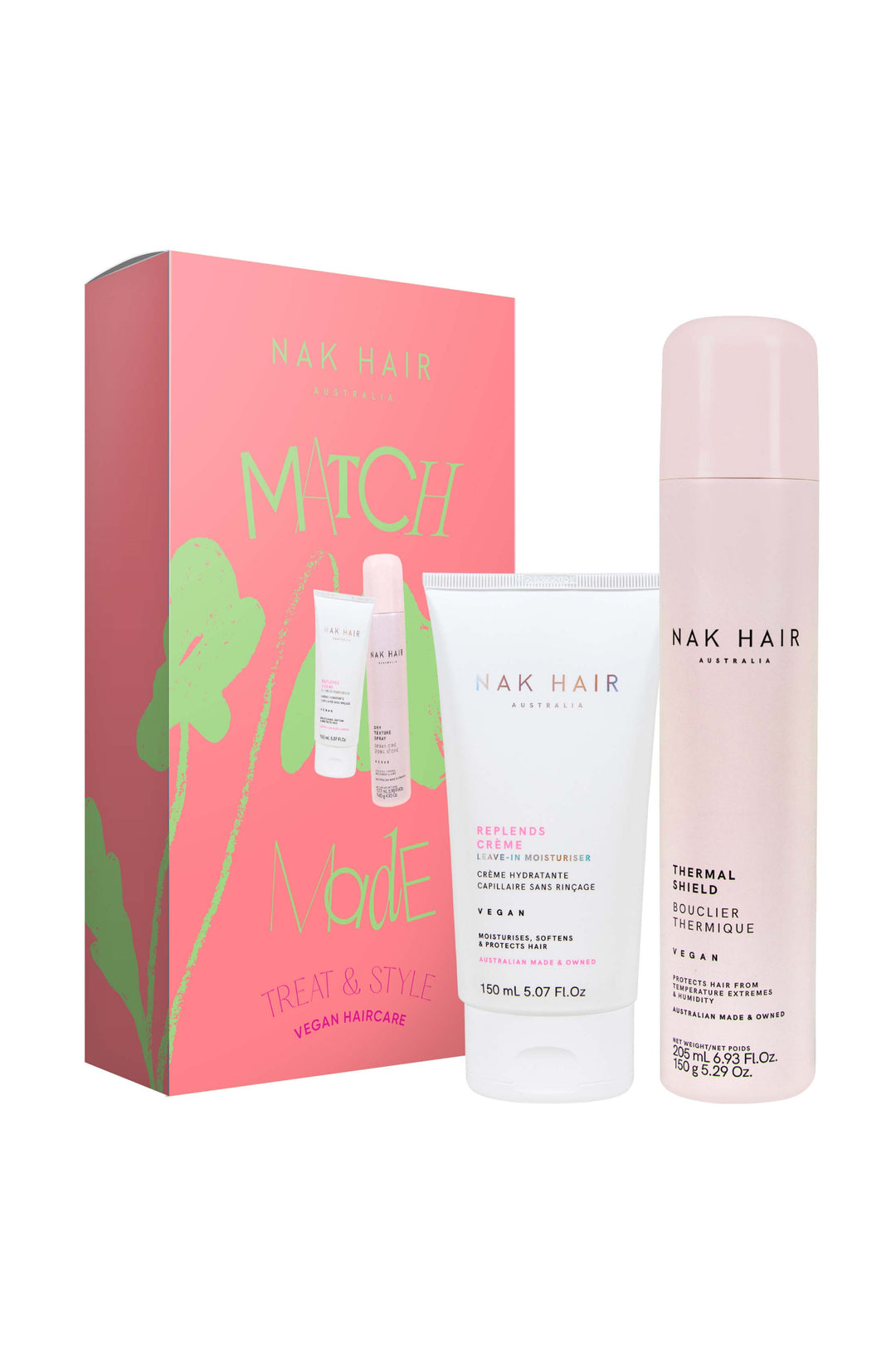 NAK Hair Holiday Treat & Style Replends Duo Pack