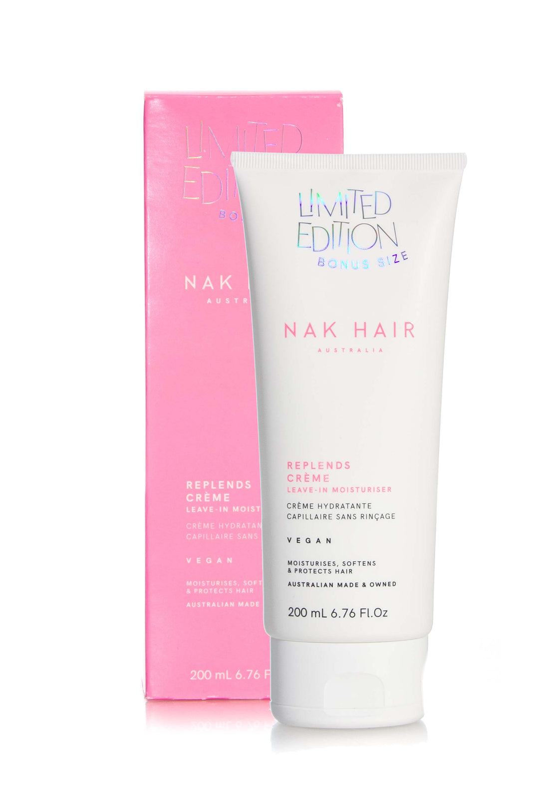 NAK Hair Replends Creme Leave-In Moisturiser LIMITED EDITION | 200ml