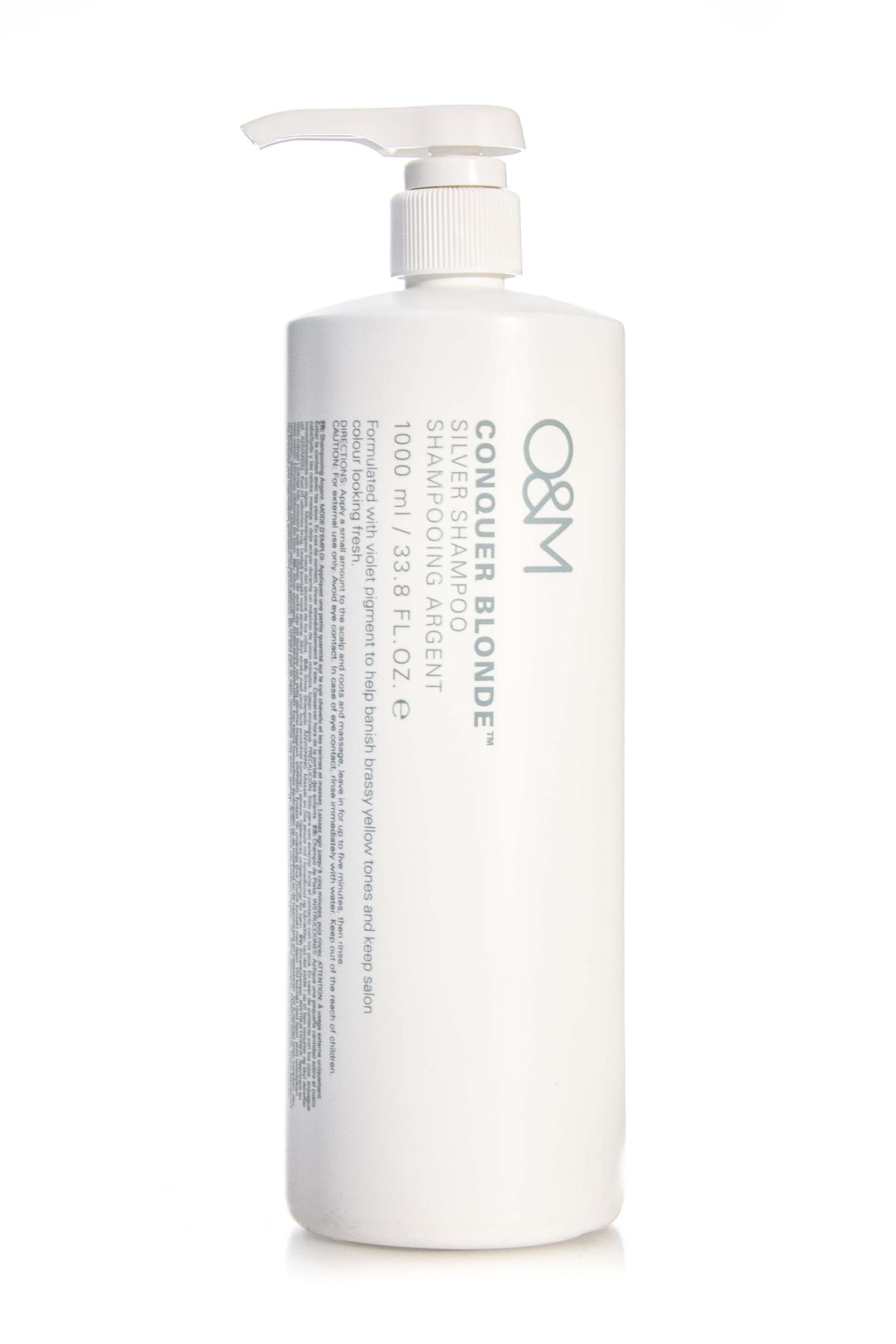 O&M Conquer Blonde Silver Shampoo | Various Sizes