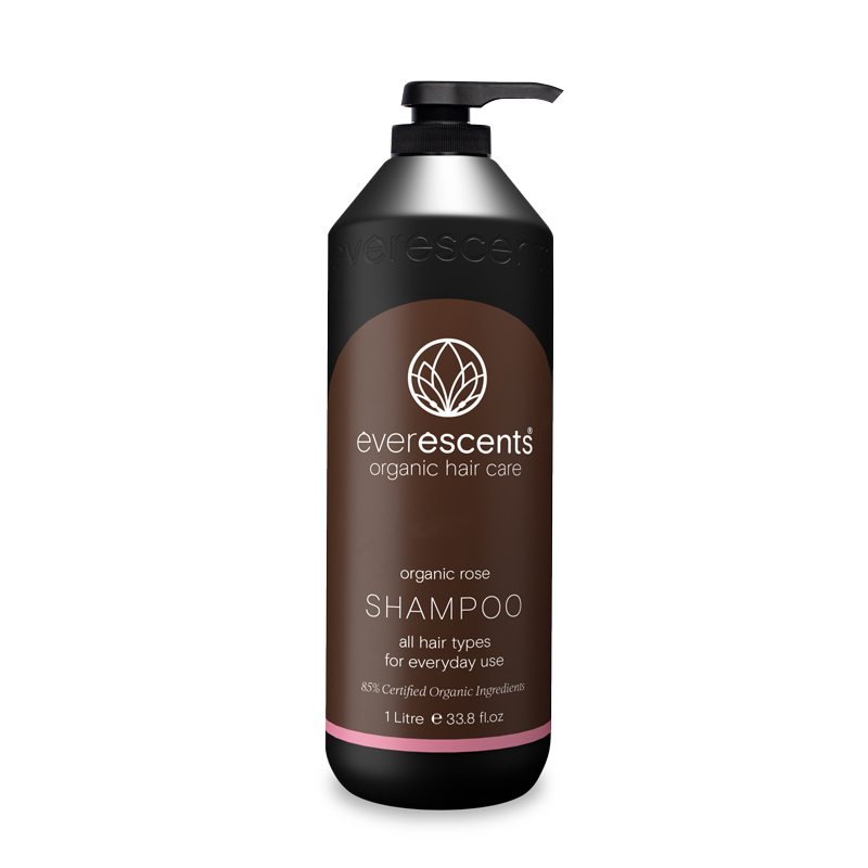 EVERESCENTS Organic Rose Shampoo | Various Sizes