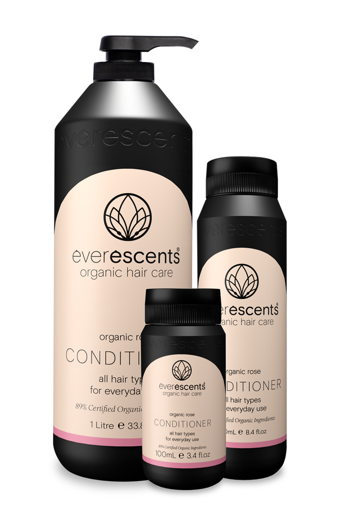 EVERESCENTS Organic Rose Conditioner | Various Sizes