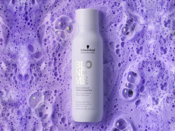 SCHWARZKOPF BlondMe Bond Repair Purple Shampoo | 300ml