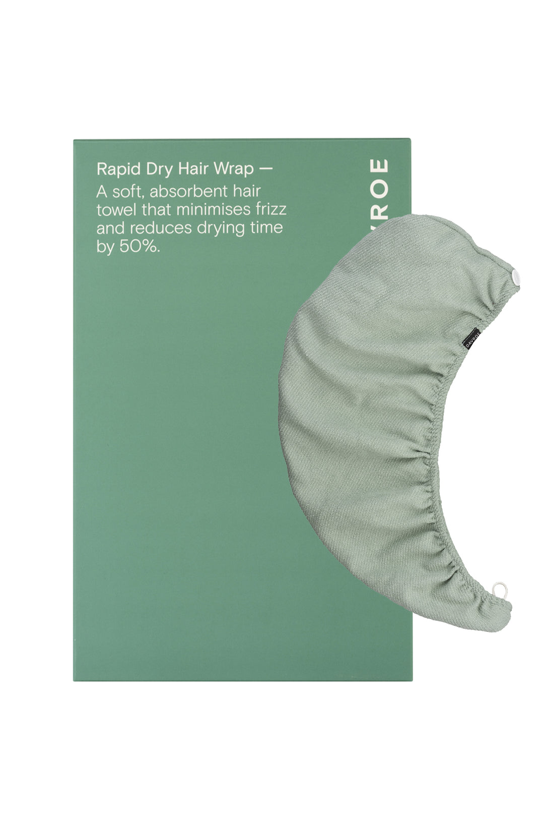 DAVROE Curlicue Rapid Dry Hair Wrap | Green