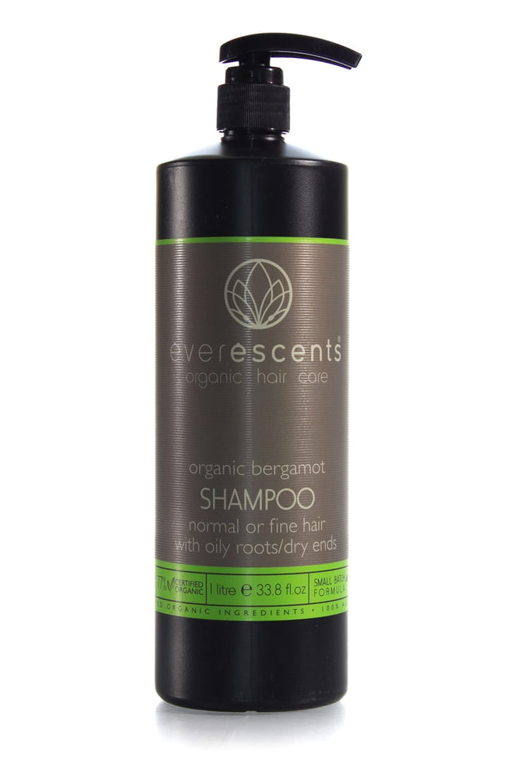 EVERESCENTS Organic Bergamot Shampoo | Various Sizes