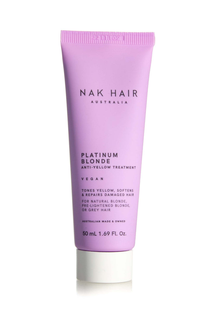 NAK Hair Platinum Blonde Anti-Yellow Treatment | Various Sizes