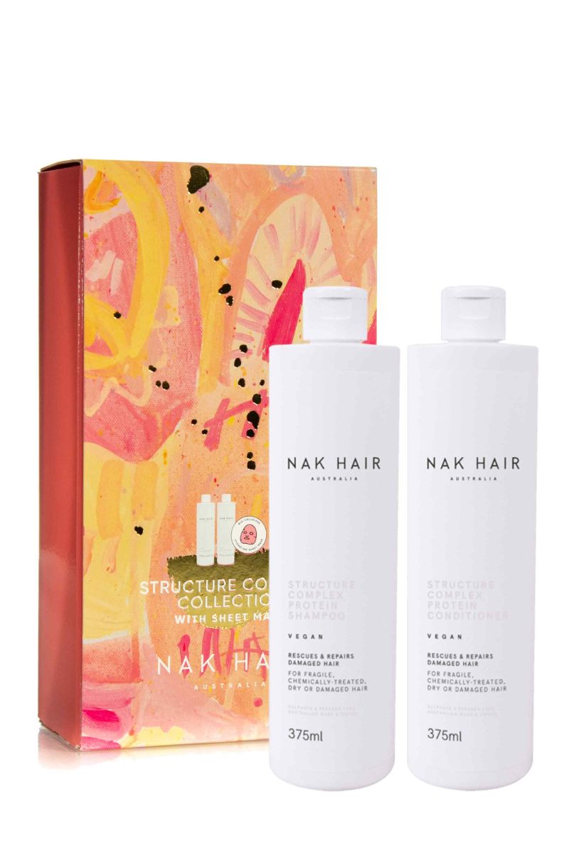 NAK Hair Holiday Duo With Bio-Cellulose Hydrating Sheet Mask | Various Styles
