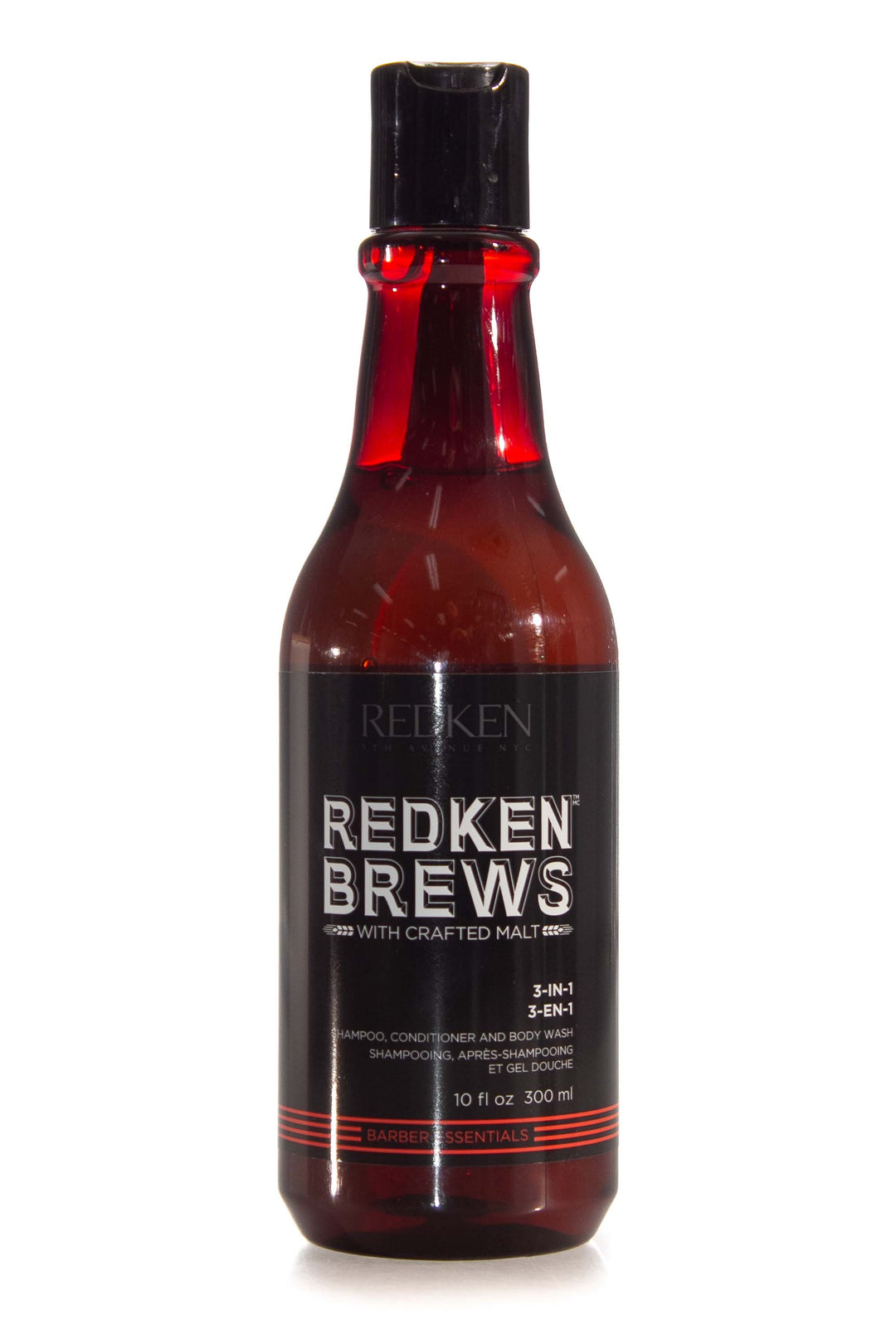 redken-brews-3-in-1-shampoo-conditioner-body-wash-300ml Cleanses and conditions hair and washes body for freshness from head to toe.