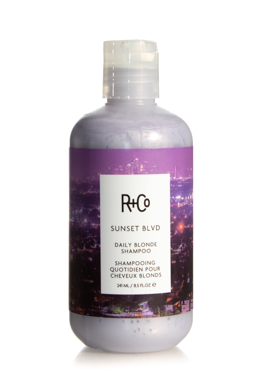 R+Co daily blonde shampoo Perfect for daily brightening, repairing and hydrating blonde + gray hair.